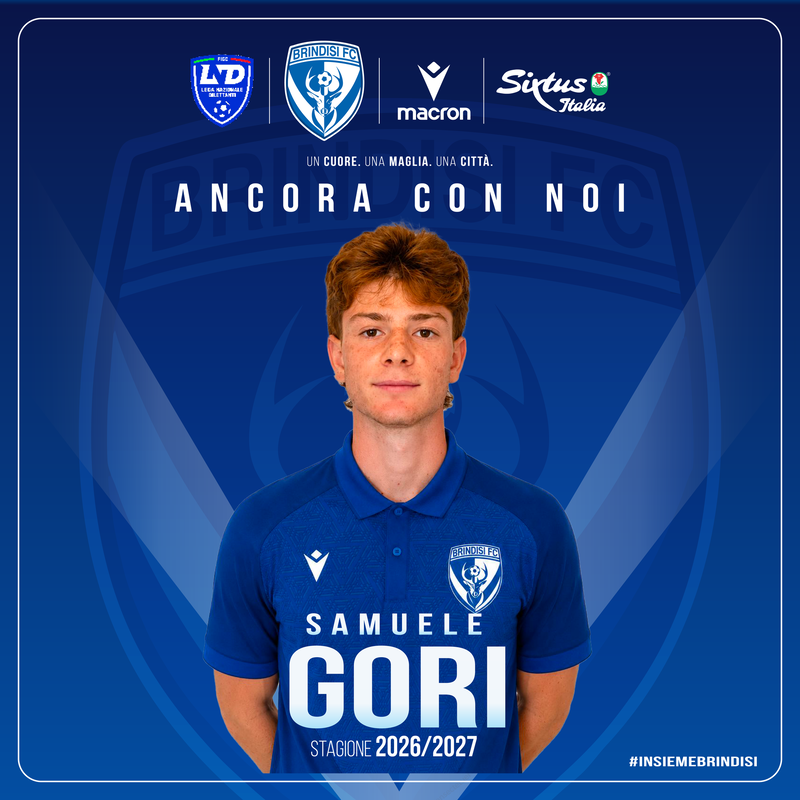 Samuele Gori ancora in biancazzurro