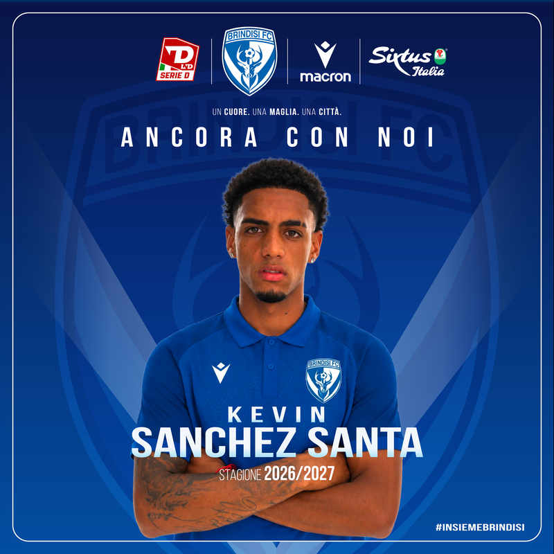 Kevin Sanchez Santa ancora in biancazzurro
