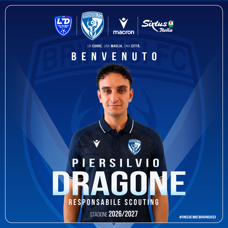 Piersilvio Dragone è il Responsabile Scouting