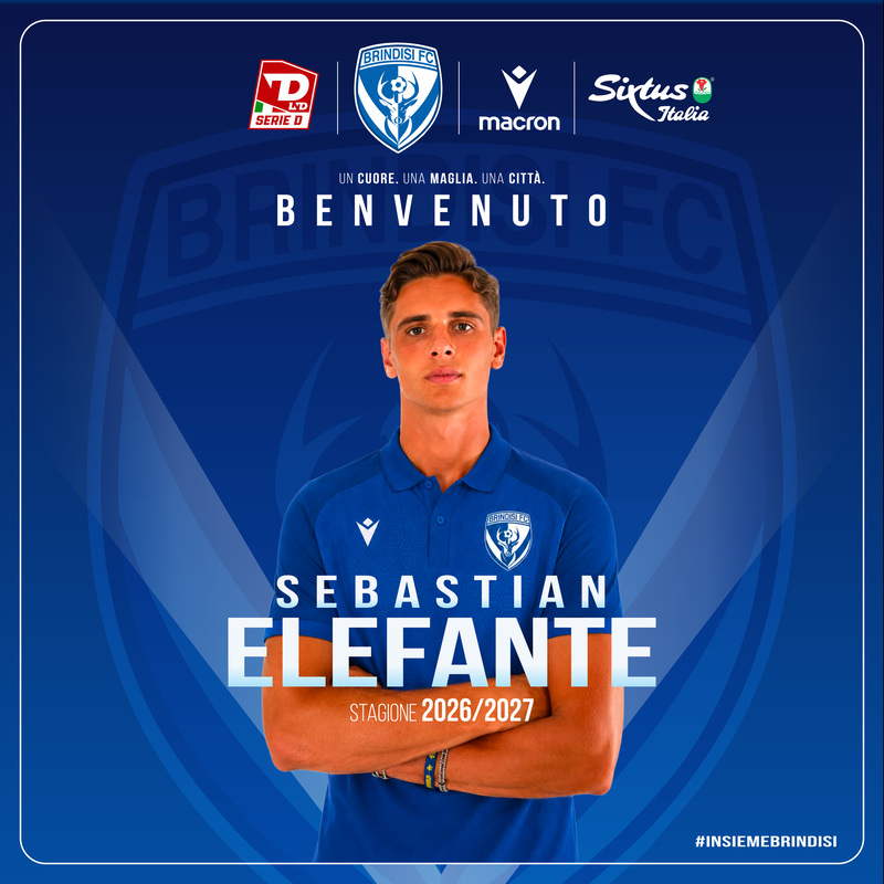 Sebastian Elefante è biancazzurro