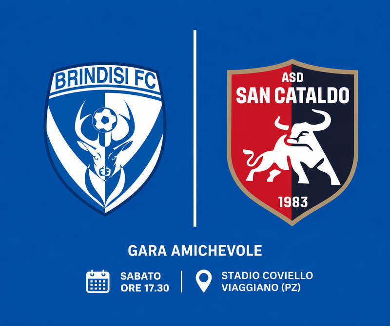 Brindisi FC, nuovo test precampionato contro il Calcio San Cataldo