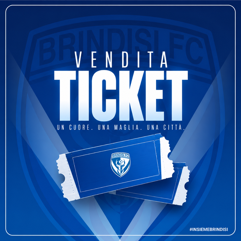Brindisi FC – Fidelis Andria: al via la vendita dei biglietti